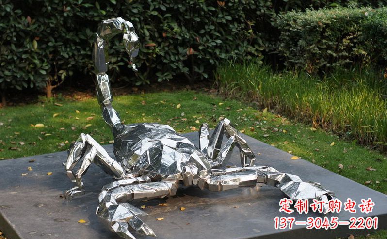 苏州不锈钢蝎子雕塑