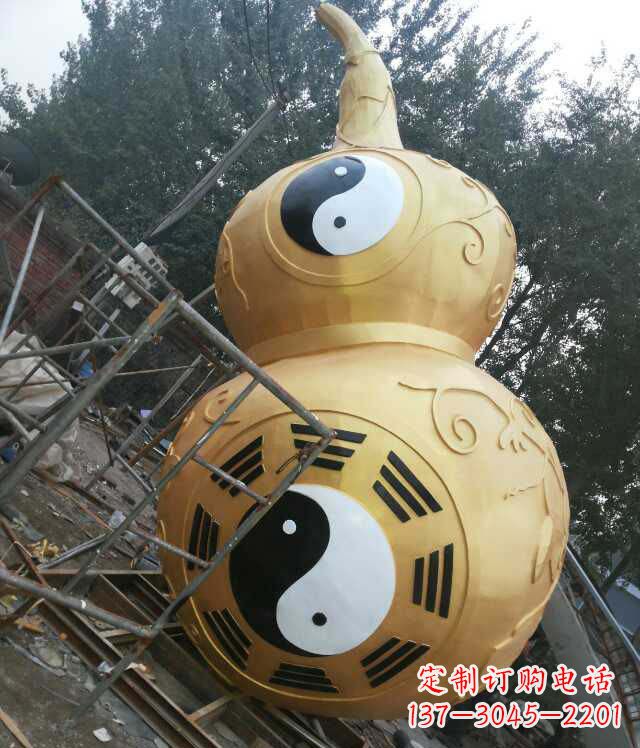 苏州精美不锈钢葫芦雕塑