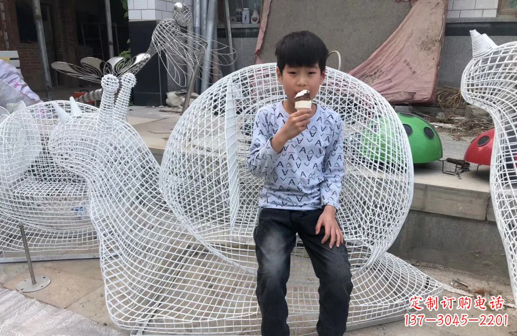 苏州精美不锈钢蜗牛雕塑