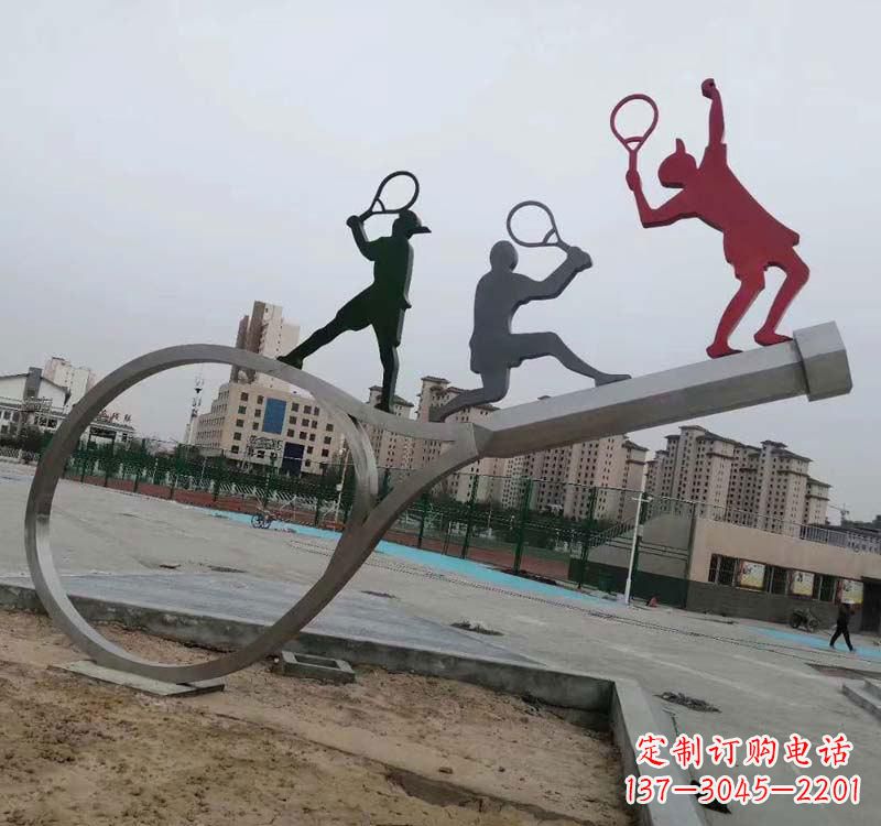 苏州不锈钢羽毛球雕塑精美的艺术装点