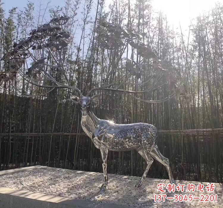 苏州不锈钢动物雕塑精美的艺术作品
