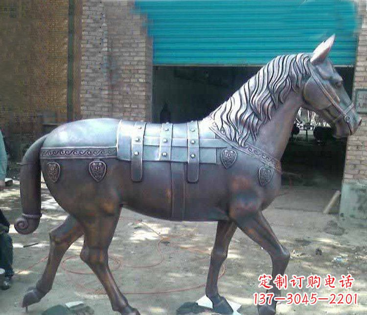 苏州马铜雕塑传递草原动物的非凡魅力
