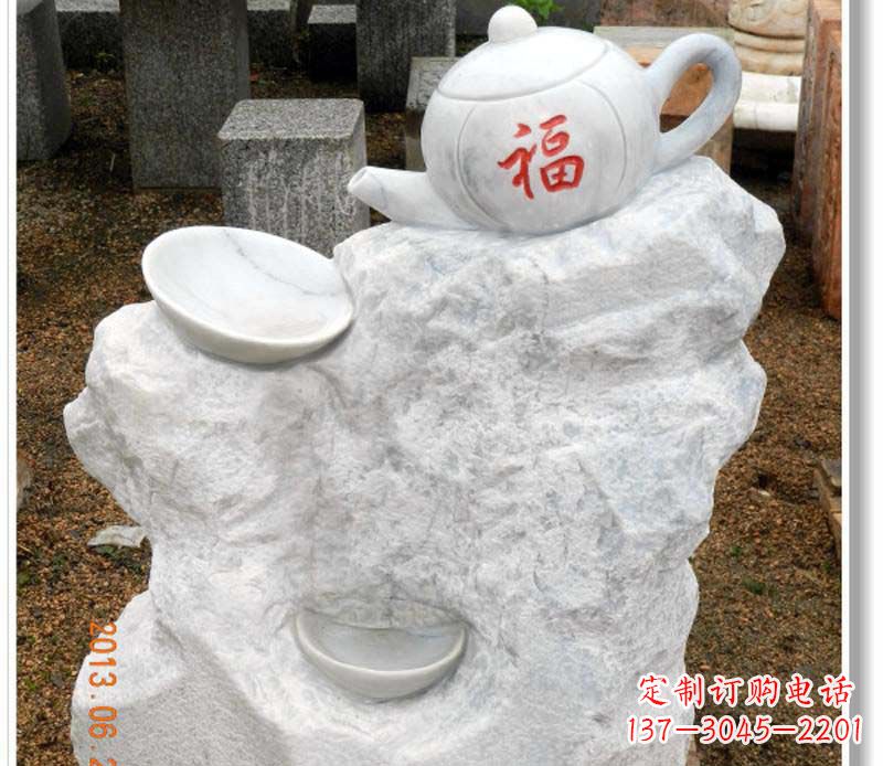 苏州茶壶广场景观石雕