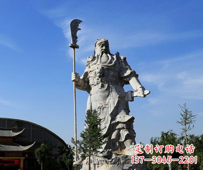 苏州关公雕塑持刀武财神