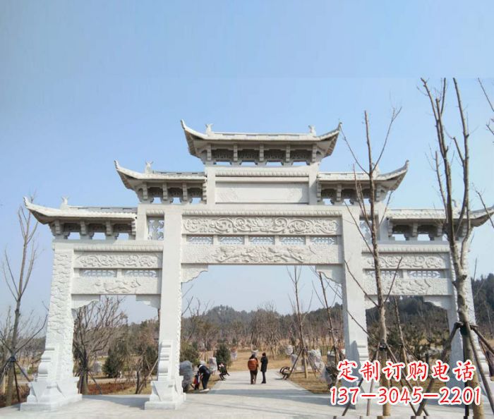 苏州“村口三门石雕牌楼”——悠久历史的见证