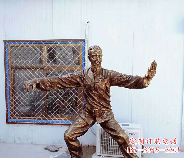 苏州传承百年太极拳雕塑