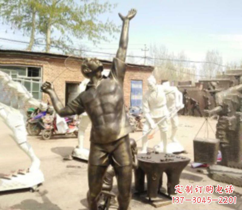 苏州羽毛球雕塑传承运动精神