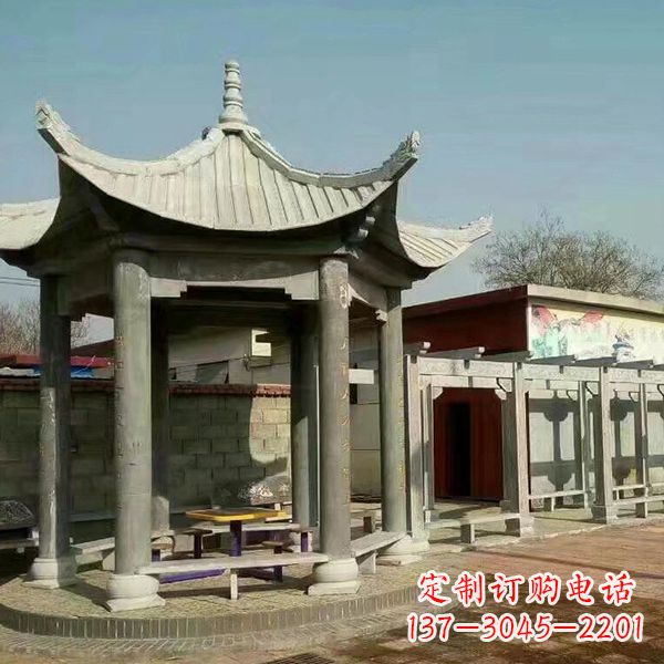 苏州大理石凉亭庭院亭子