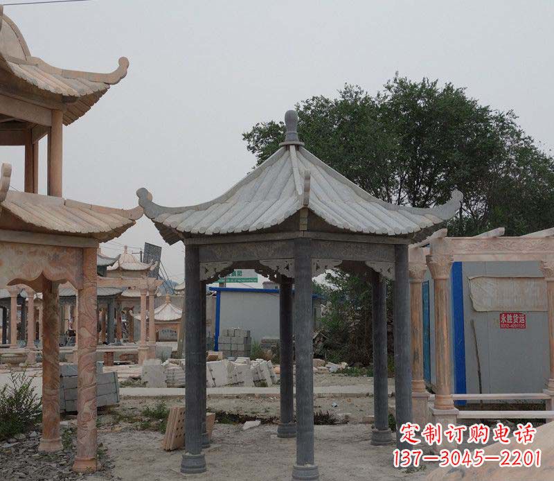 苏州大理石凉亭精美石雕
