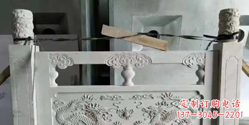 苏州大理石龙浮雕栏板雕塑