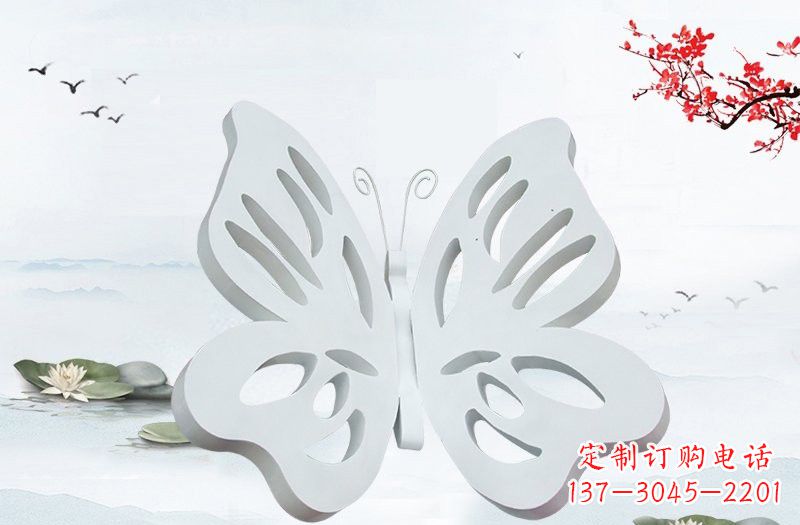 苏州高级大理石镂空蝴蝶雕塑
