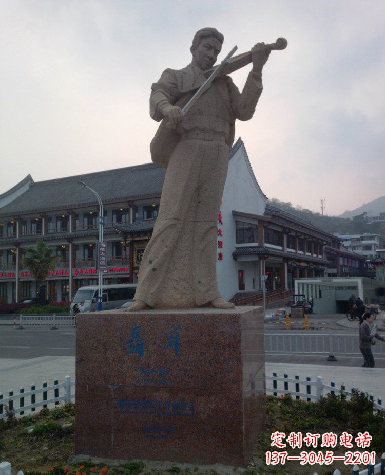 苏州精美古典聂耳雕塑