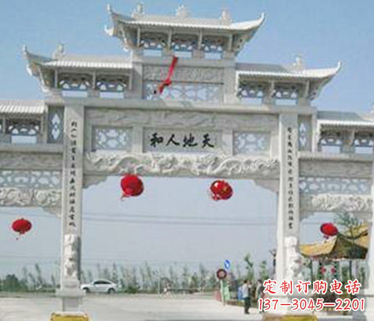 苏州牌坊石雕精美雕塑,永久传承