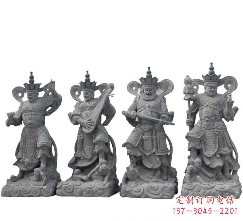苏州四大天王大理石雕塑