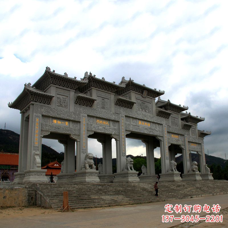 苏州大型牌楼雕塑制作