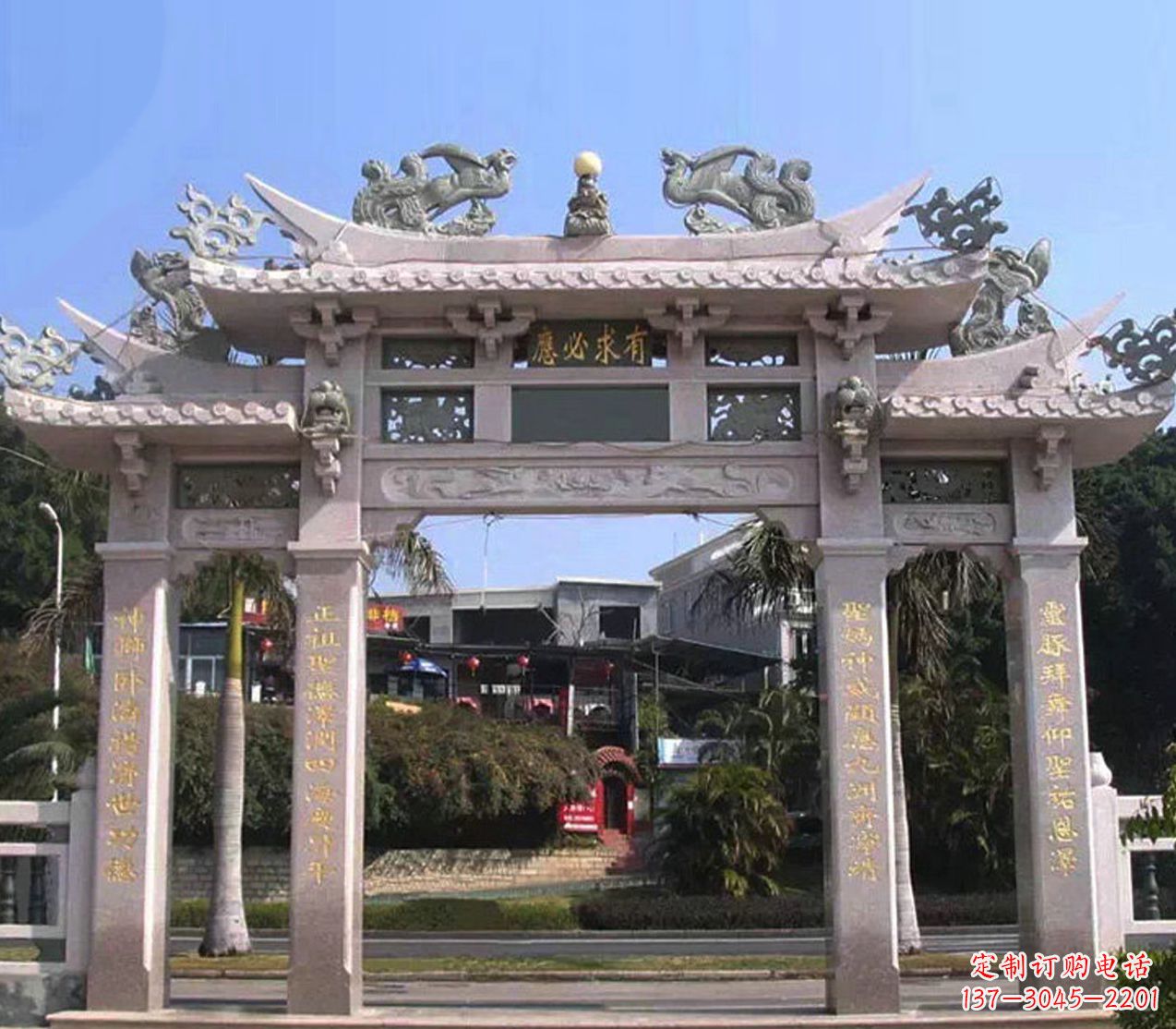 苏州精美石雕牌坊雕塑——传承文化的艺术精品