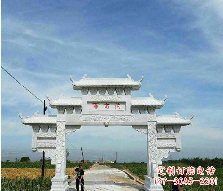 苏州西方风格石牌坊石雕