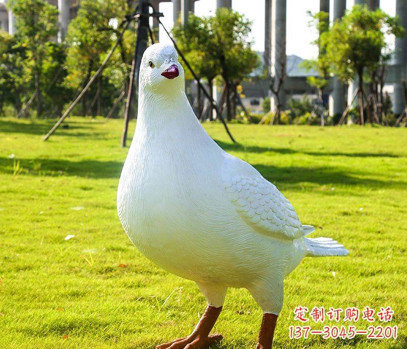 苏州雕塑和平鸽