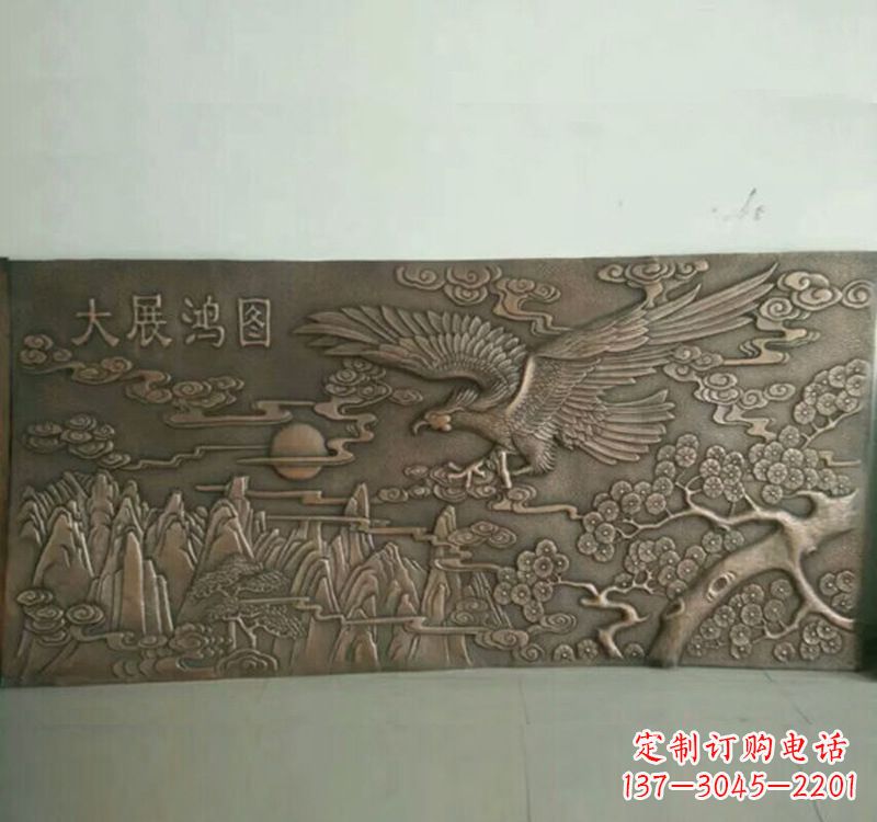 苏州精致锻铜老鹰雕塑