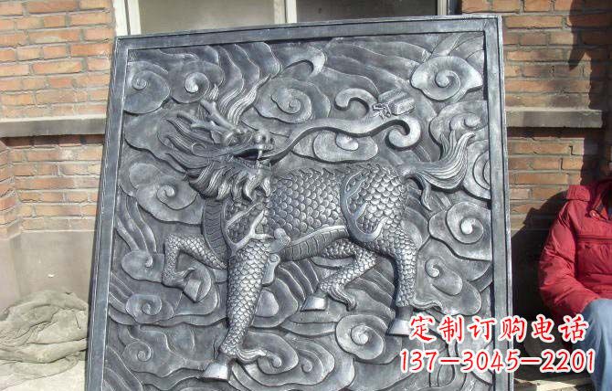 苏州雕塑·锻铜古典麒麟