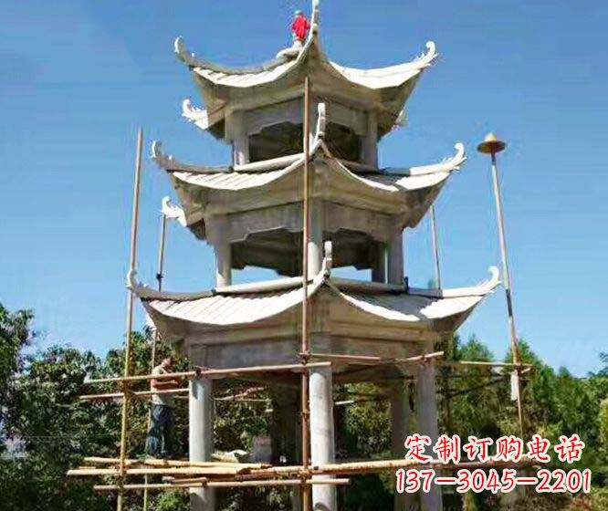 苏州精美古典凉亭石雕