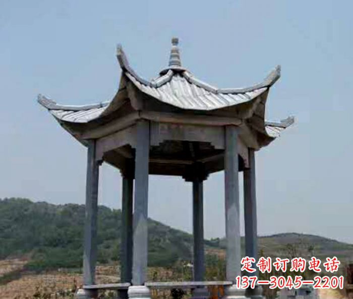 苏州仿古石雕凉亭