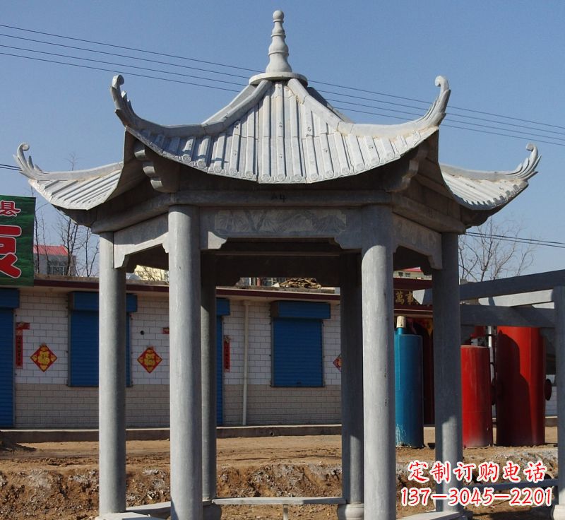 苏州精美仿古石雕凉亭