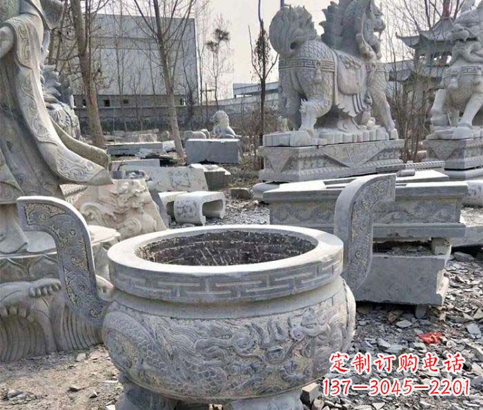 苏州仿古精美石雕香炉