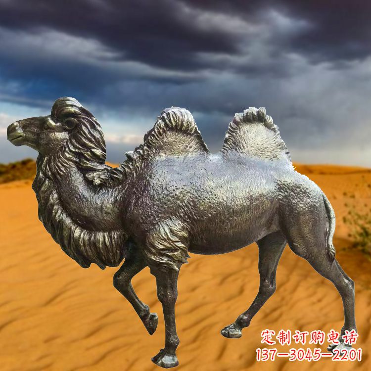 苏州仿铜玻璃钢骆驼雕塑