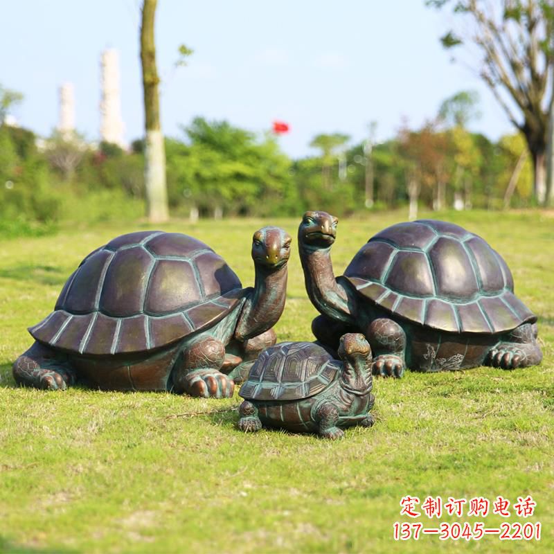苏州仿铜做工精美的乌龟雕塑摆件