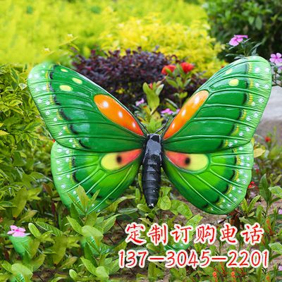 苏州仿真蝴蝶_绿色款35x65x42