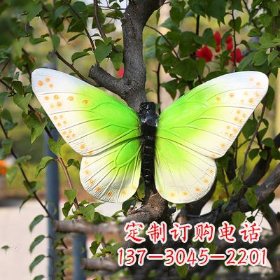 苏州仿真蝴蝶_浅绿色款40x42x13