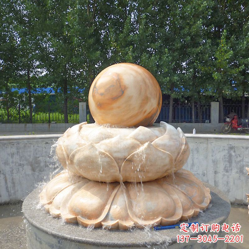苏州高档石制风水球雕塑让您的空间充满风水之力