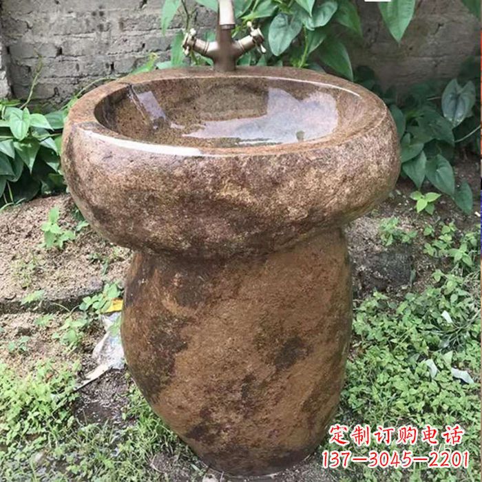苏州精美手雕石花盆,传承古典品位