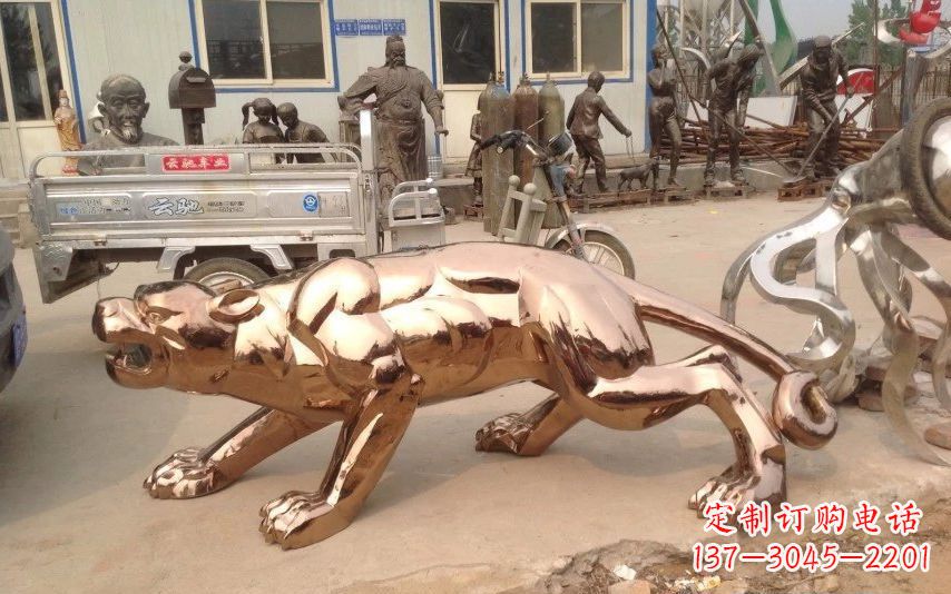 苏州中领雕塑出品不锈钢动物雕塑