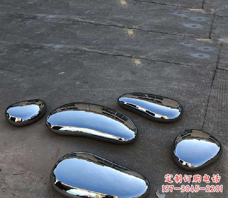 苏州不锈钢水滴景观雕塑美轮美奂,营造自然灵动