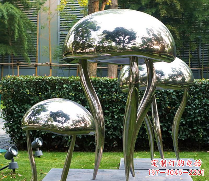 苏州艺术水母不锈钢雕塑