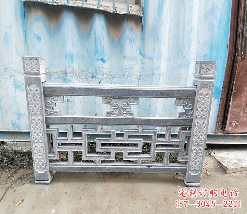 苏州艺术精美的公园仿古石栏板雕刻