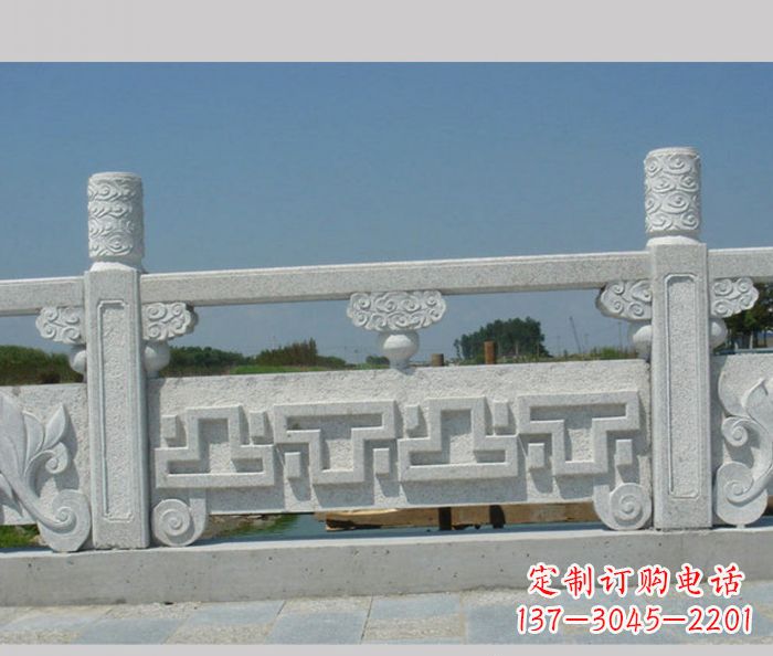 苏州公园景观大理石栏板雕塑
