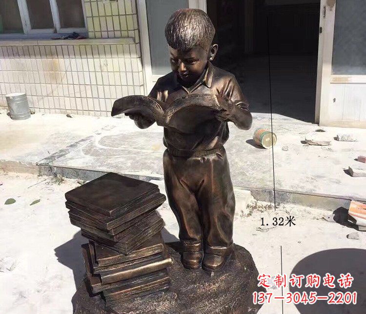 苏州杰出的小孩铜雕