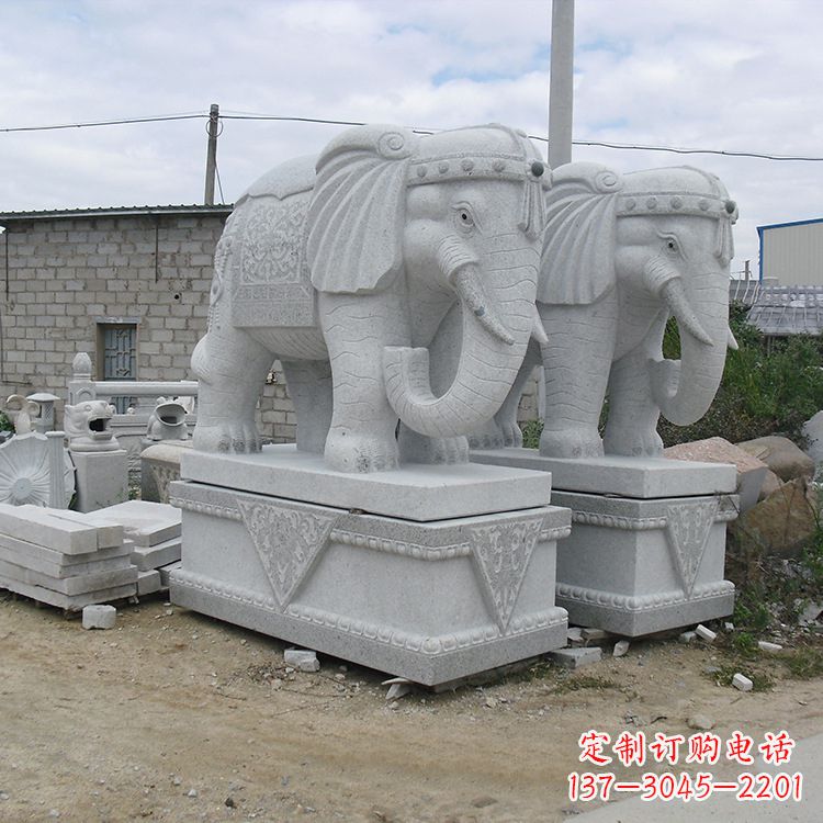 苏州古典大象石雕--融入古典文化的精美艺术品
