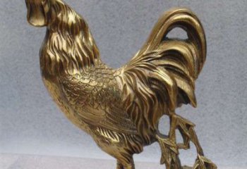苏州经典公鸡铜雕
