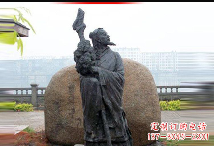 苏州传承古代文化,陶渊明雕塑悠久记忆