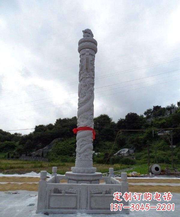 苏州高质感汉白玉华表雕塑,让您的空间时尚更有品位