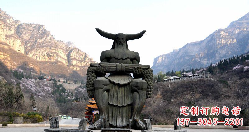 苏州中领雕塑炎帝景观铜雕