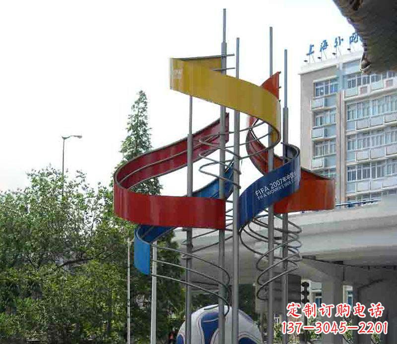 苏州精美的不锈钢足球雕塑