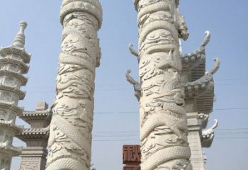 苏州传承雄风，精美绝伦的盘龙柱石雕