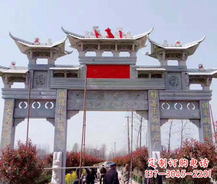 苏州传承经典,尊崇古风:牌坊石雕