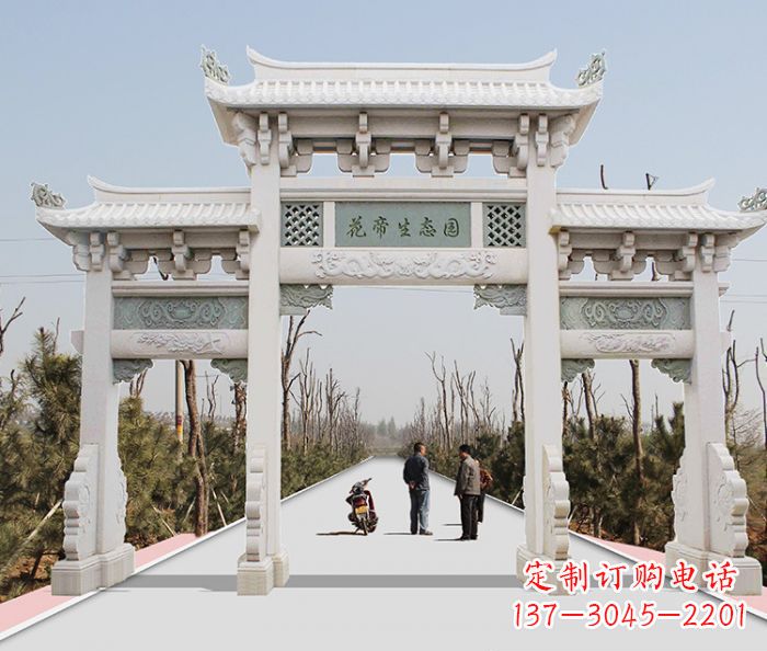 苏州精美牌坊雕塑,定制你的独一无二