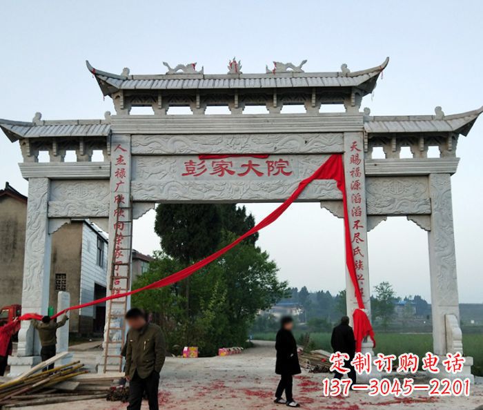 苏州中领雕塑:牌坊石雕精美纷呈